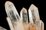 Tangerine Quartz Crystal Cluster (Large Crystals) - Madagascar #156955-1